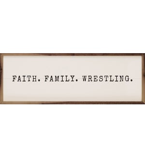 Faith Family Wrestling White